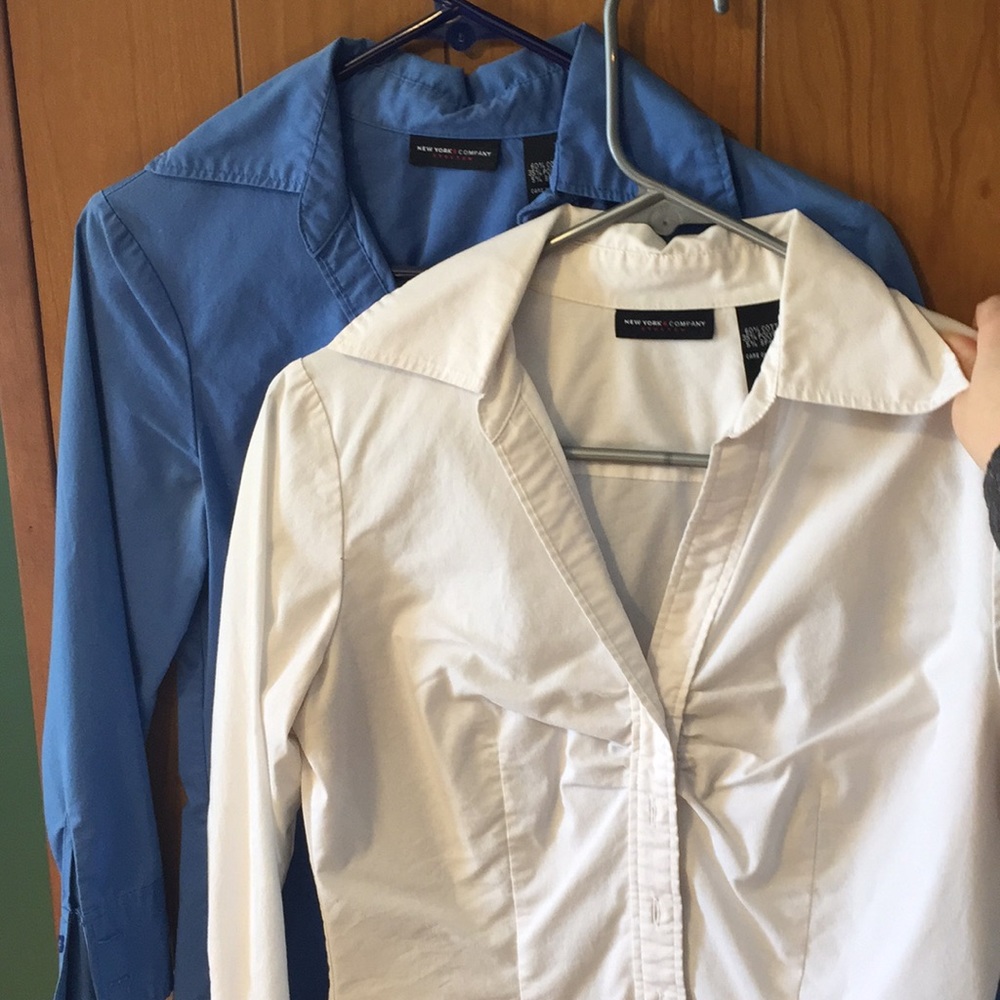 Two New York and Company Collared Shirts